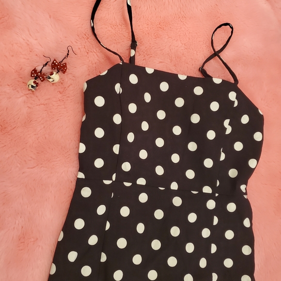 F21 polka dot mini dress - Picture 2 of 4